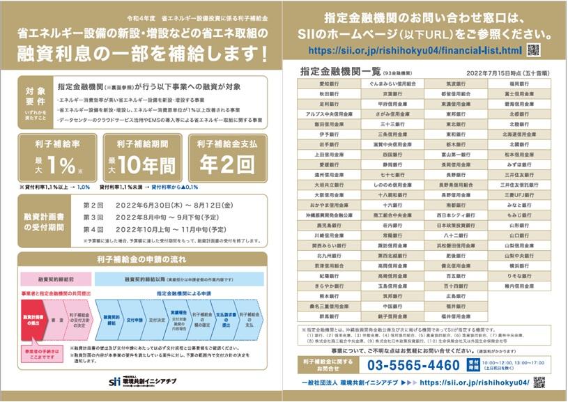 事業概要パンフレット